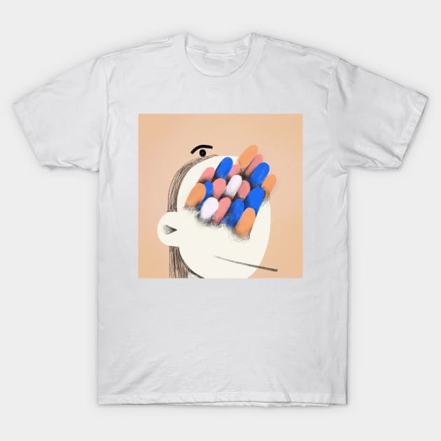 Intrusive thoughts T-Shirt by Katya Vakulenko